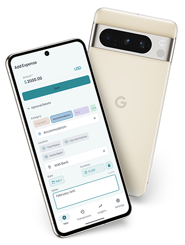 Enough Spent app quick add screen